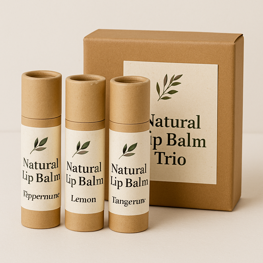 Natural Lip Balm Trio